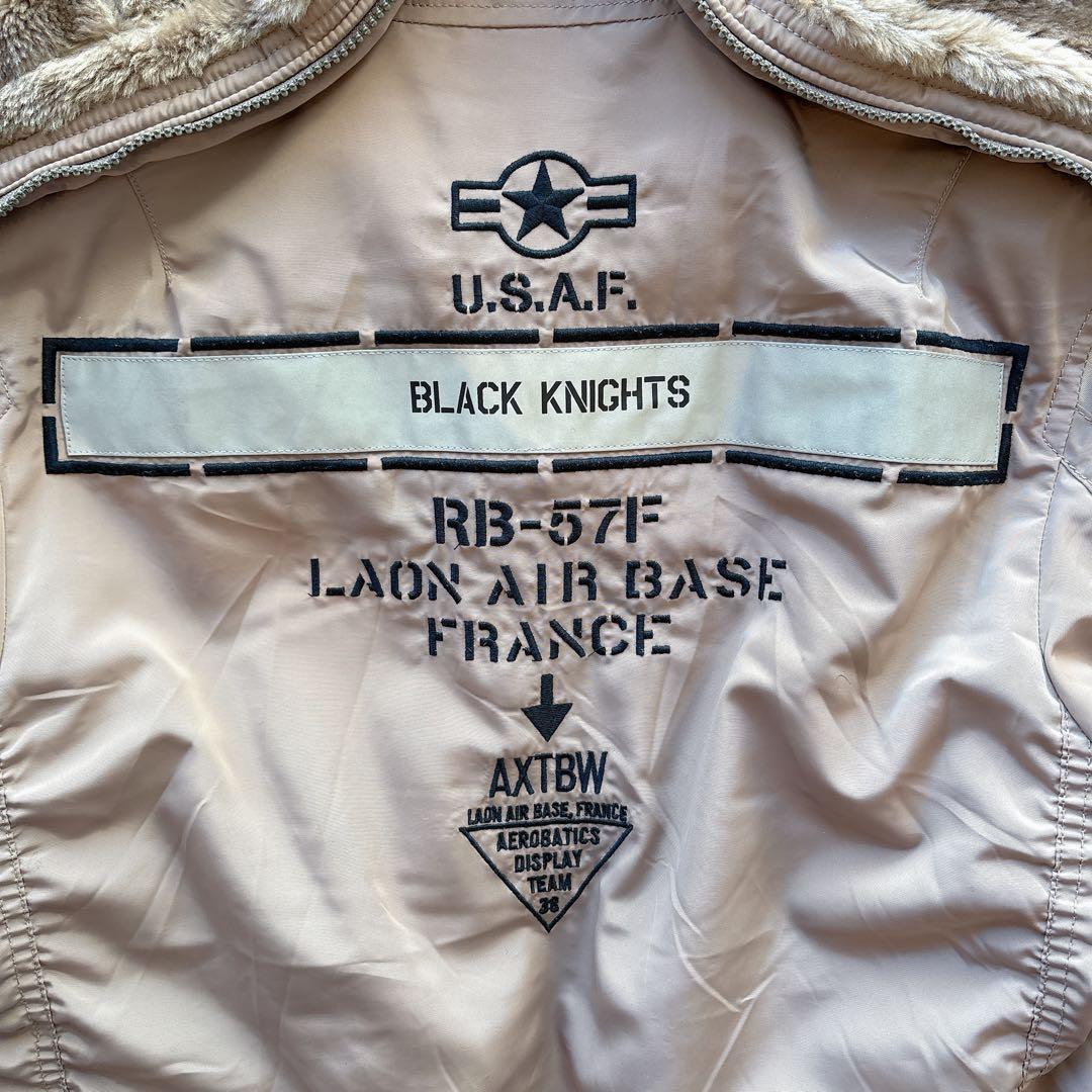 ジャケット・アウター AVIREX B-15 Bomber Jacket Black Knights