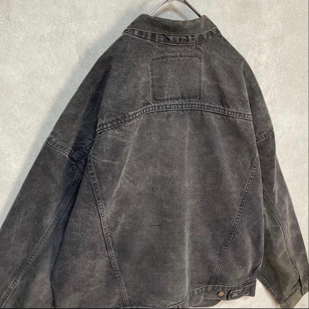 古着 90s リーバイス 70598 ブラックデニムジャケット デカパッチ
