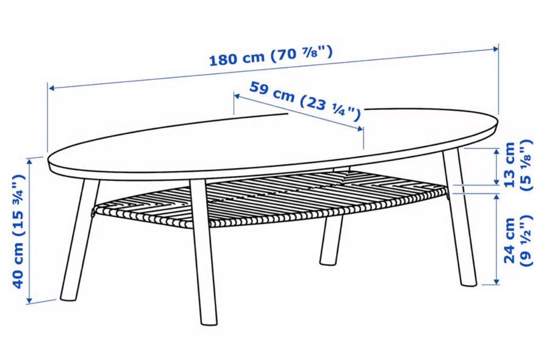 IKEA STOCKHOLM ローテーブル