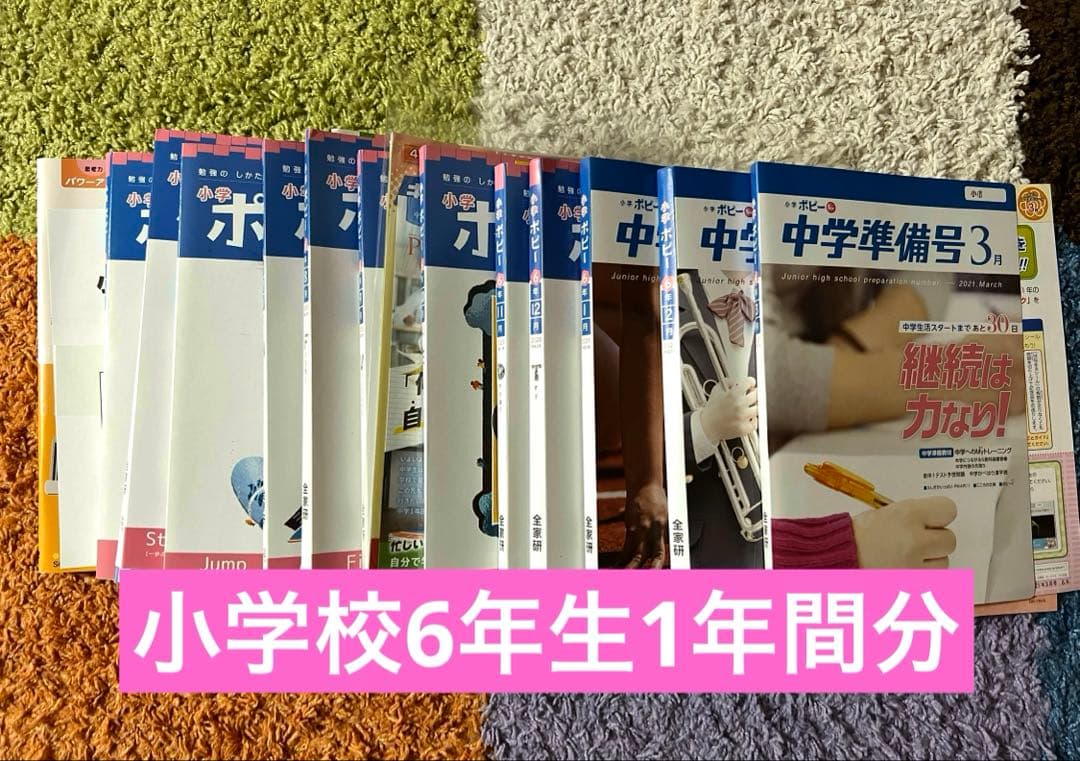 小学六年生 月刊ポピー 1年間分