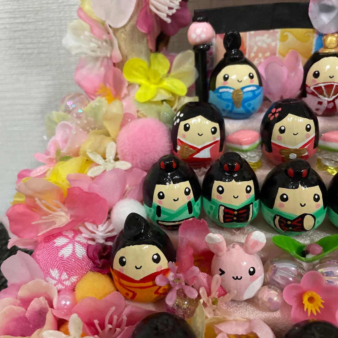 【一点もの】ひな☆ひな祭りの飾り