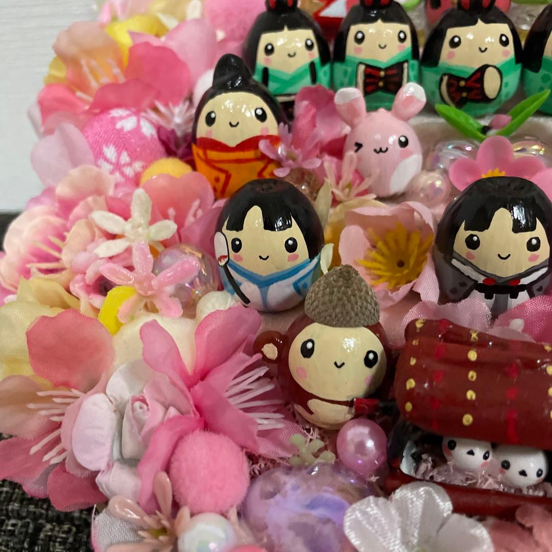 【一点もの】ひな☆ひな祭りの飾り