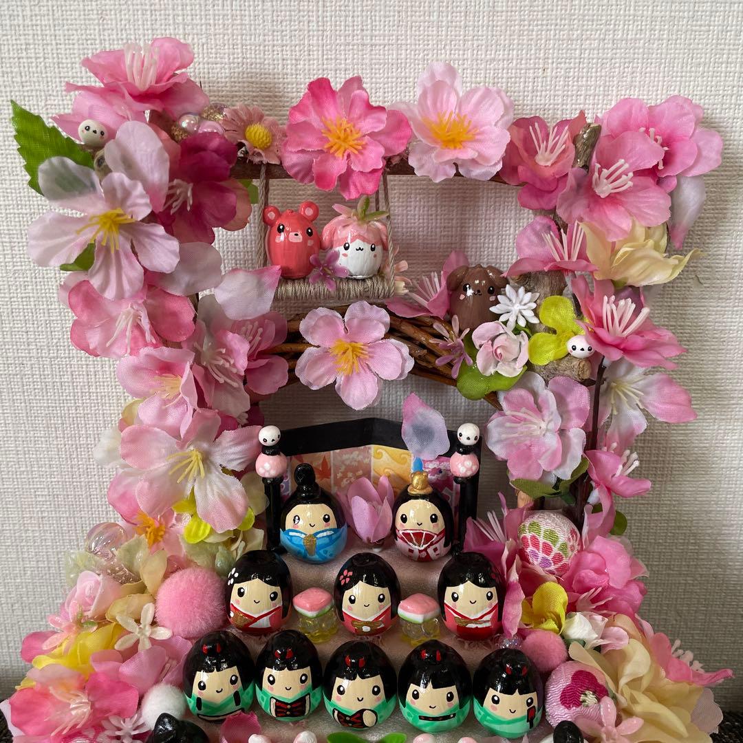 【一点もの】ひな☆ひな祭りの飾り