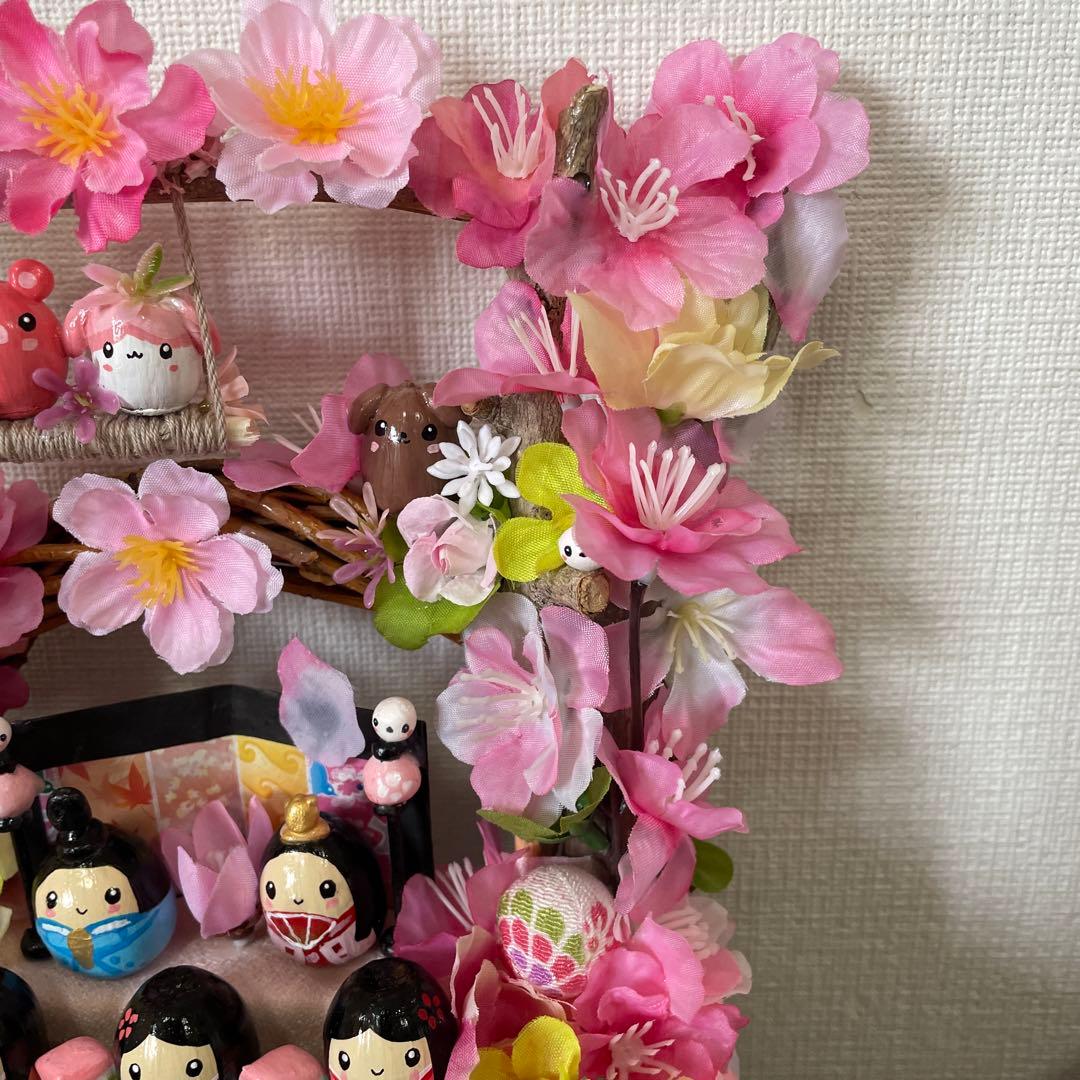 【一点もの】ひな☆ひな祭りの飾り