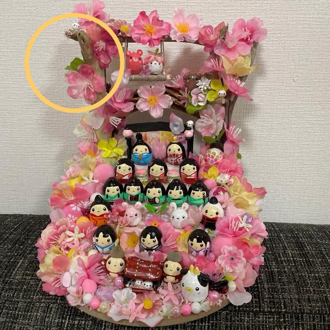 【一点もの】ひな☆ひな祭りの飾り