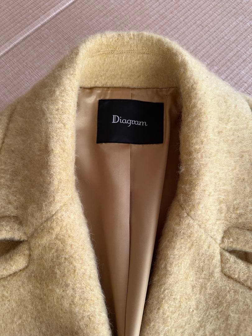 グレースコンチネンタル　Diagram シャギー　ショートコート