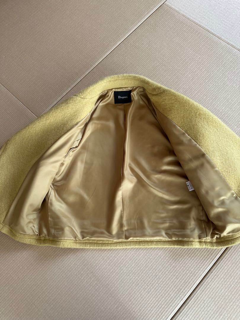 グレースコンチネンタル　Diagram シャギー　ショートコート