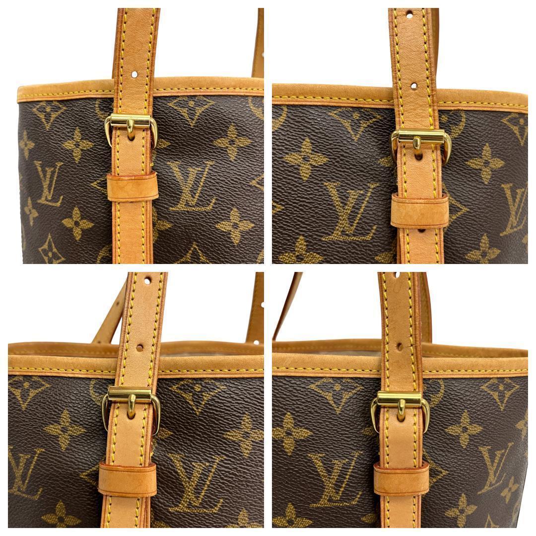美品 ルイヴィトン バケットGM トートバッグ モノグラム M42236 バケツ