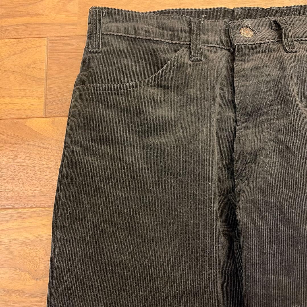 levi's 519ブラック(1558)コーデュロイ83年製33×30 mint