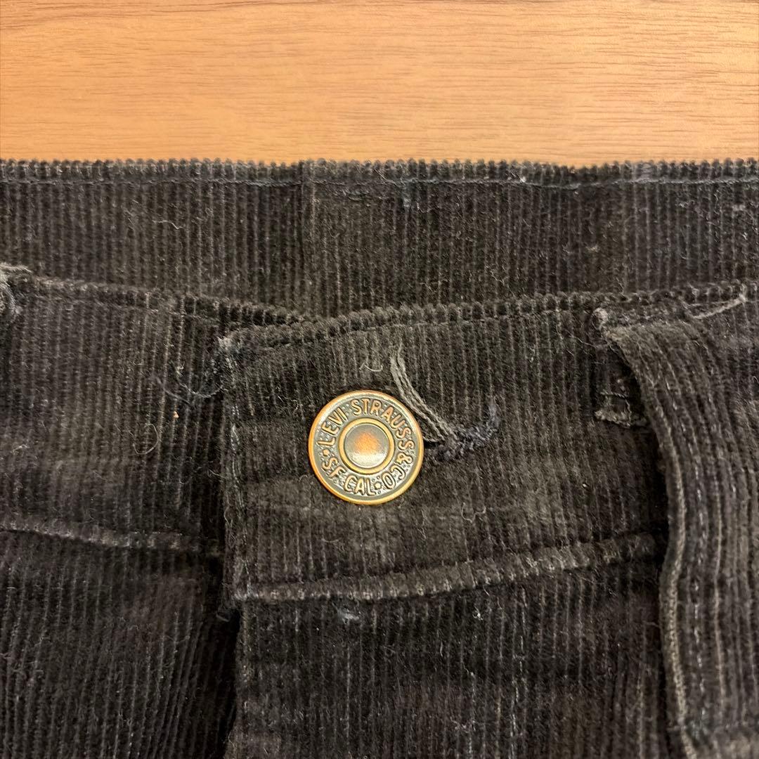 levi's 519ブラック(1558)コーデュロイ83年製33×30 mint