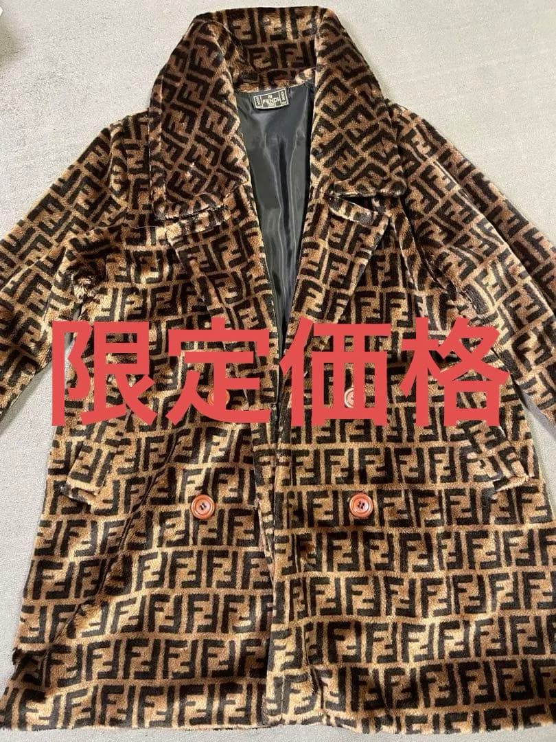 Fendi コート　ズッカ　ヴィンテージ