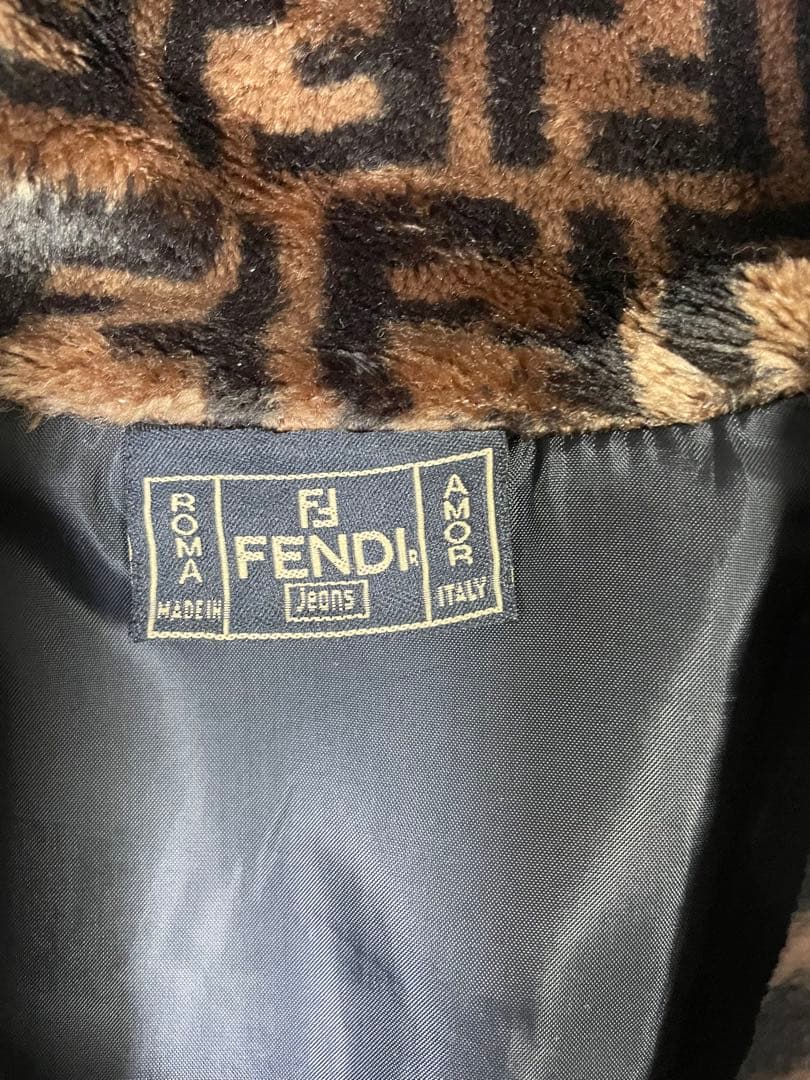 Fendi コート　ズッカ　ヴィンテージ