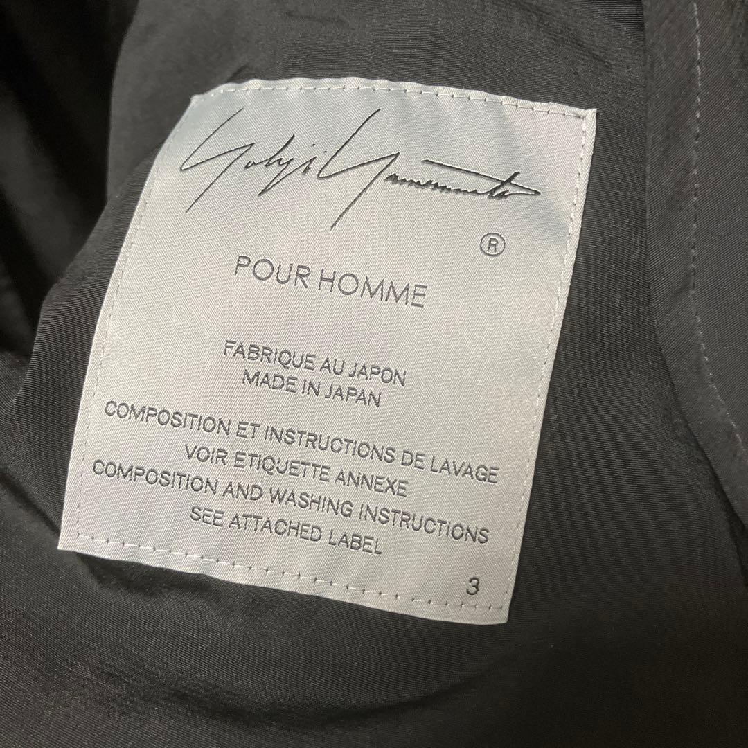 ノーカラーレイヤードドレス　ヨウジヤマモト　プールオム