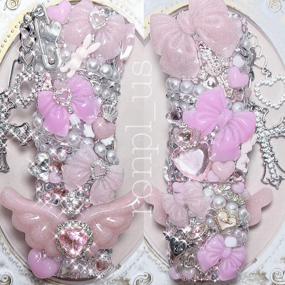 iQOSイルマ アイワン デコケース 地雷系 量産型 リボン サブカル