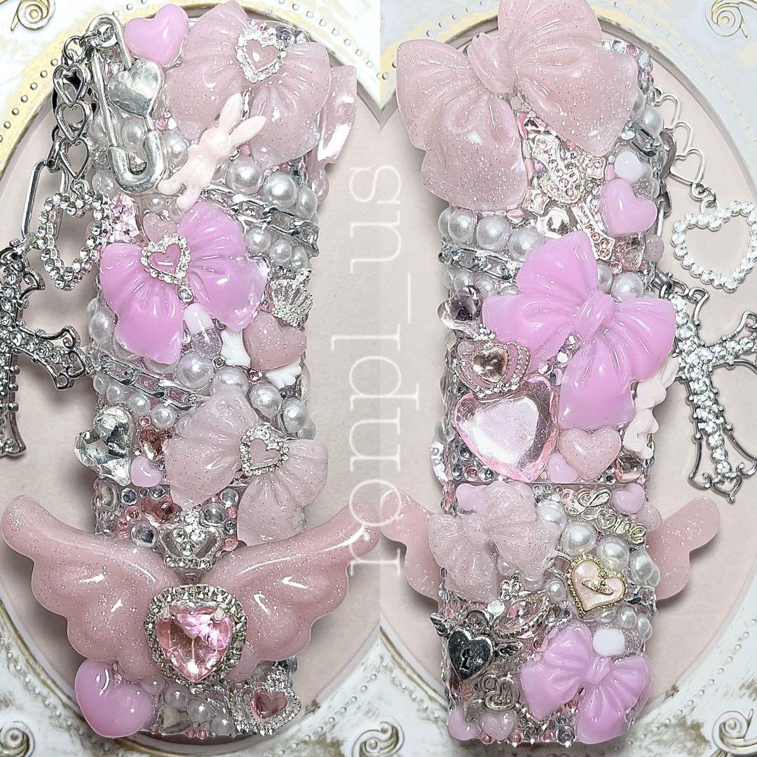 iQOSイルマ アイワン デコケース 地雷系 量産型 リボン サブカル