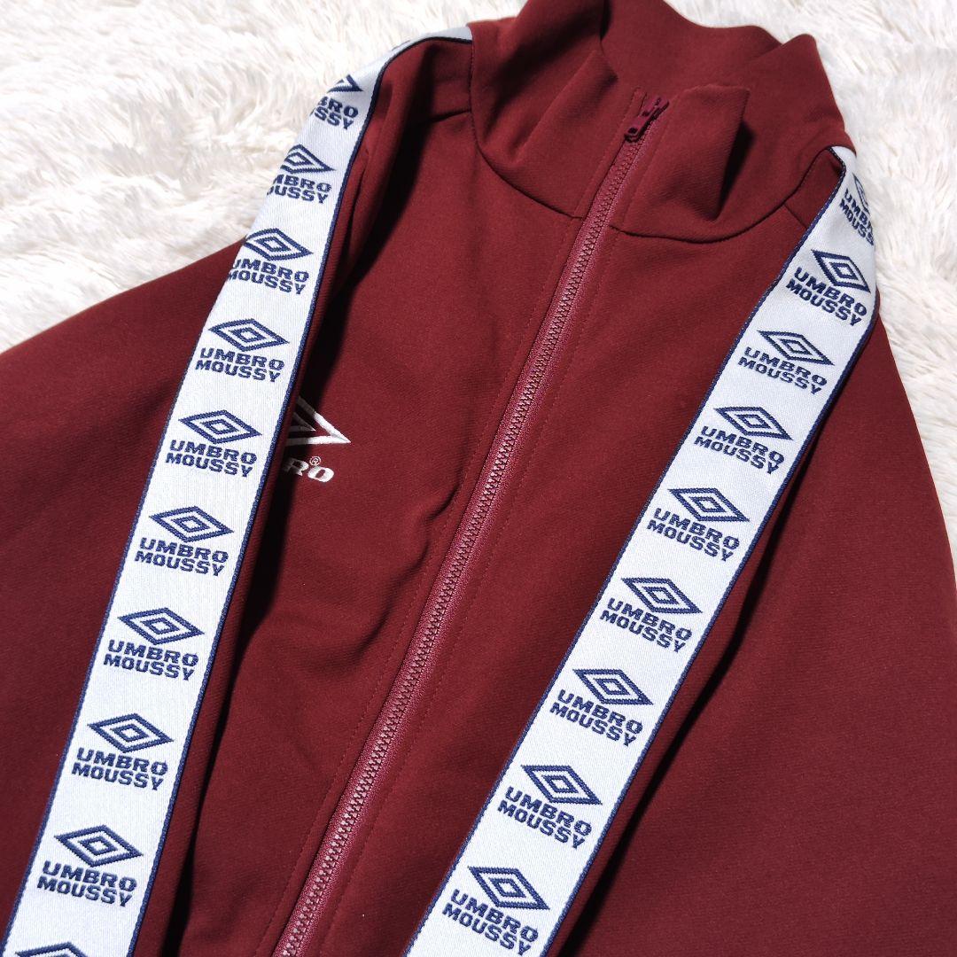 UMBRO×MOUSSY ジャージ トラックジャケット ラインロゴ