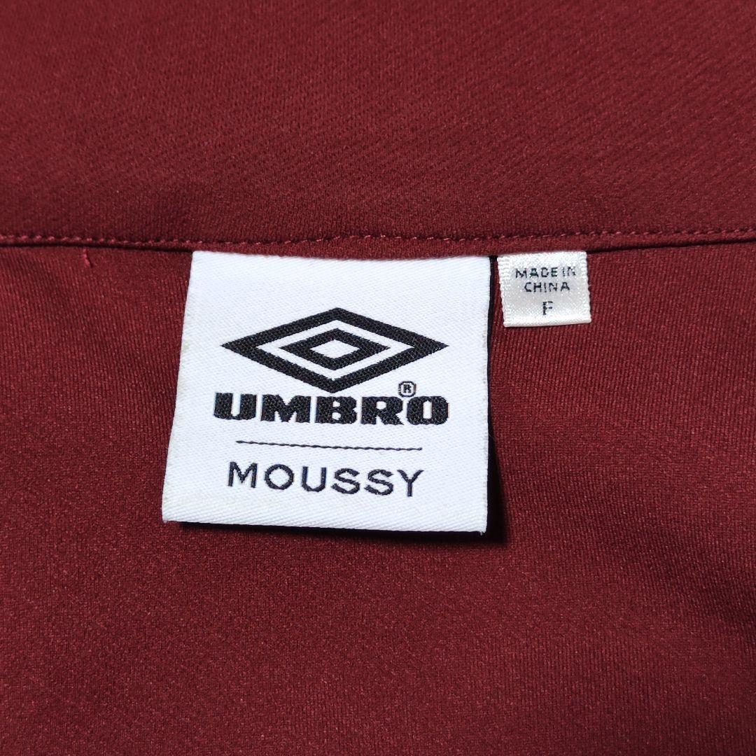 UMBRO×MOUSSY ジャージ トラックジャケット ラインロゴ