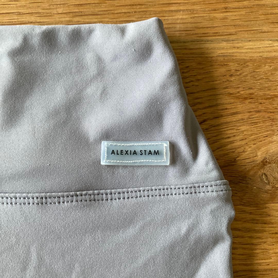 ALEXIA STAM グレー色　ヨガウェア上下セット Mサイズ