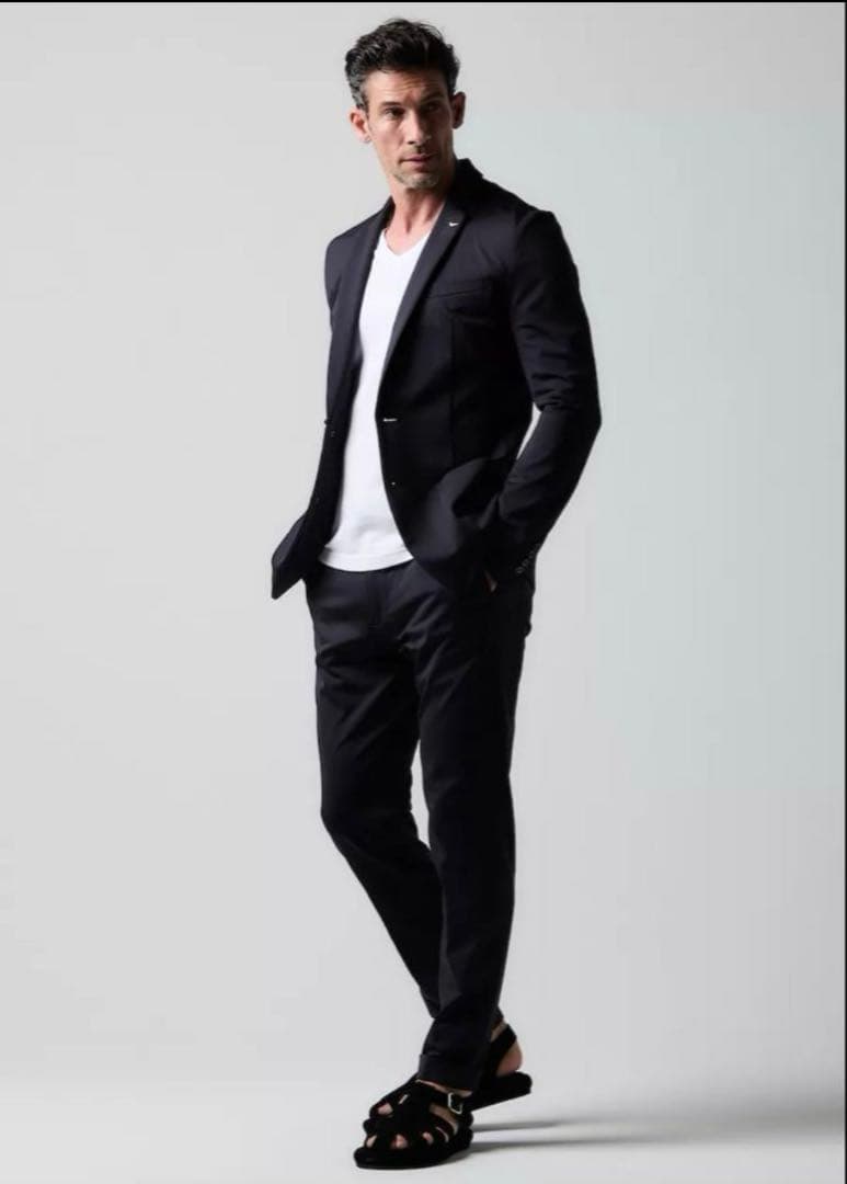 1piu1uguale3 トラベルスーツ コンフィーセットアップ ストレッチ V