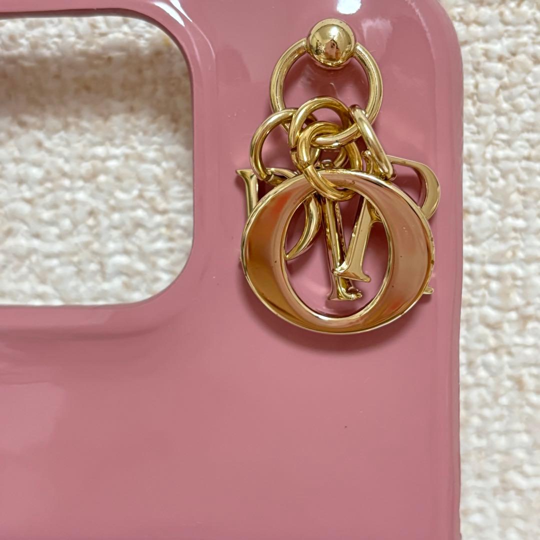 【新品同様 即購入◎】ディオール iPhone13proケース パテント