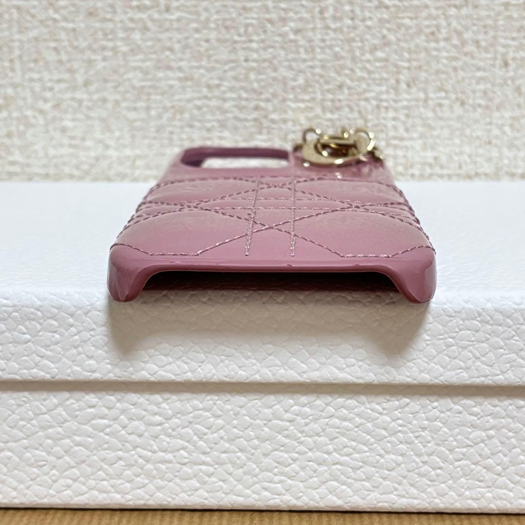 【新品同様 即購入◎】ディオール iPhone13proケース パテント