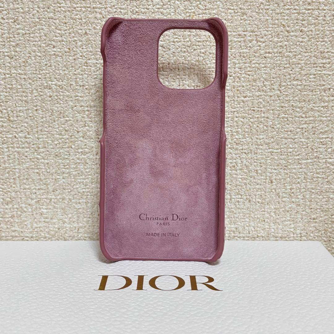 【新品同様 即購入◎】ディオール iPhone13proケース パテント