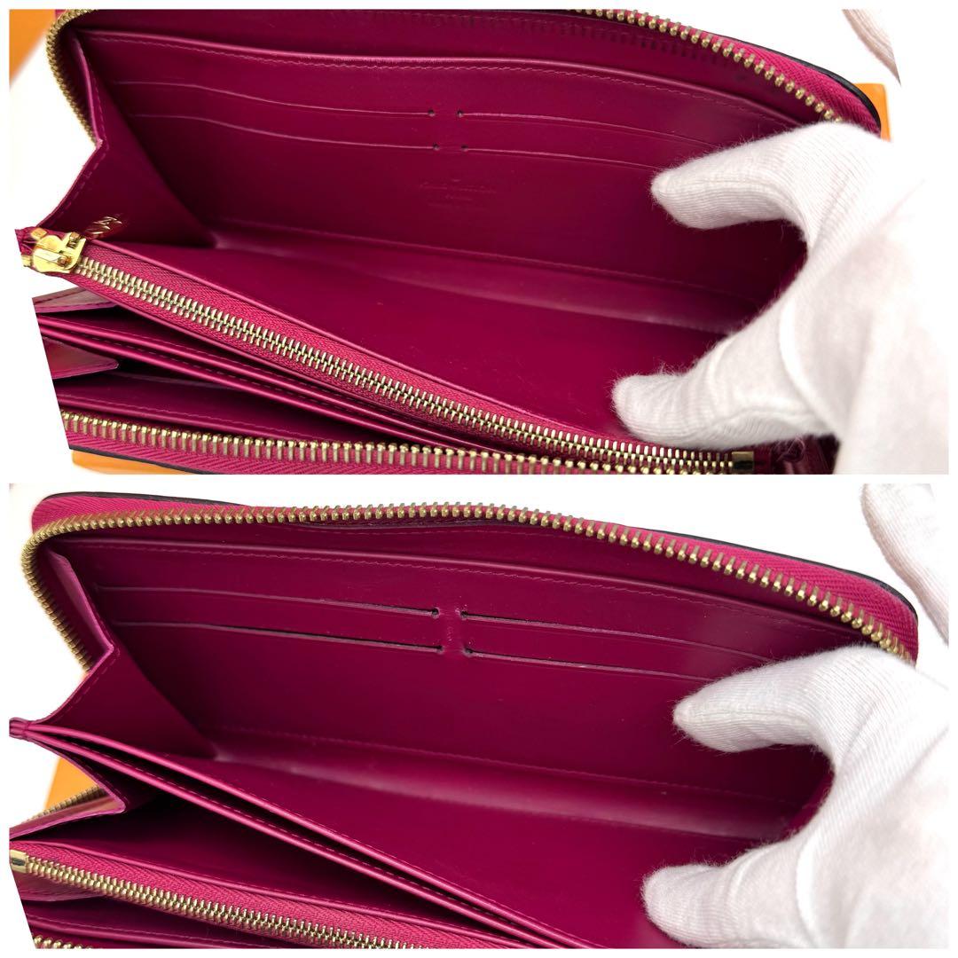 ルイヴィトン モノグラムヴェルニ ジッピーウォレット 長財布 ピンク