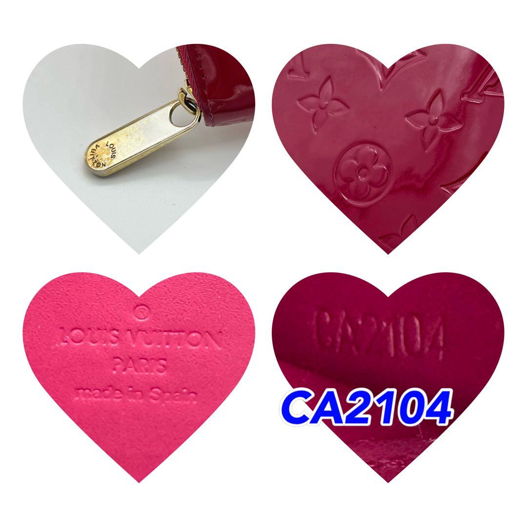 ルイヴィトン モノグラムヴェルニ ジッピーウォレット 長財布 ピンク