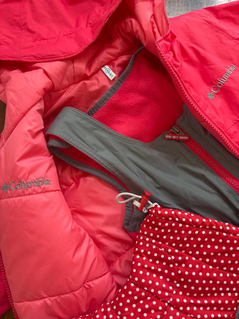 コロンビア ノースフェイス❤︎スキーウェアセット XS