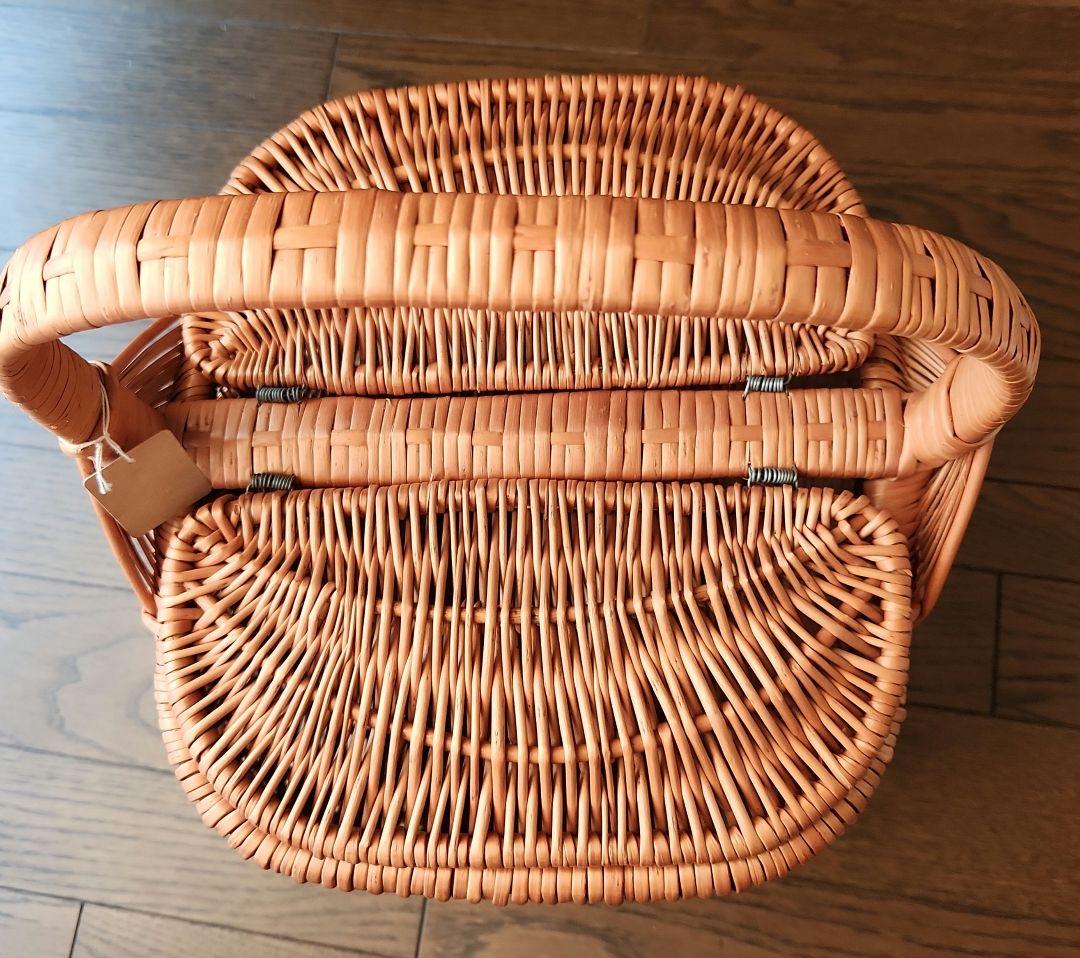 ポーランド製/やなぎ　かごバスケット
