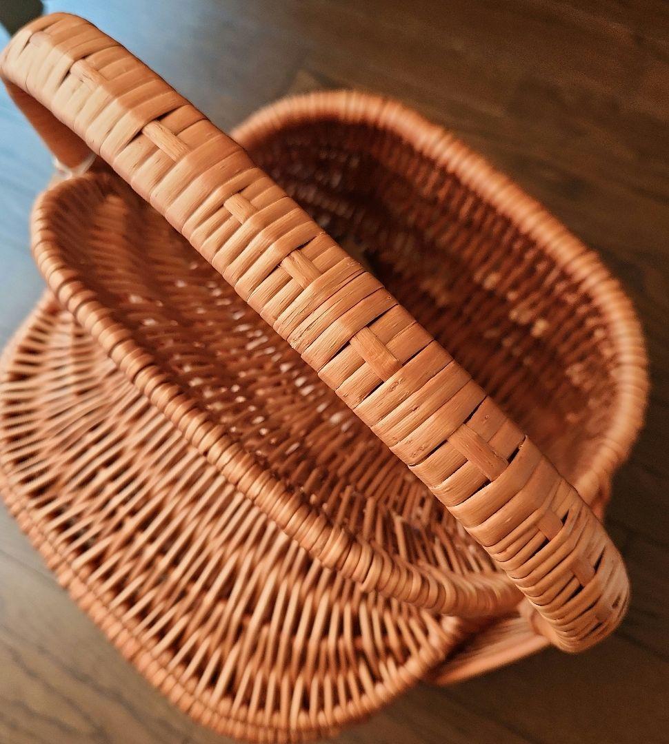 ポーランド製/やなぎ　かごバスケット