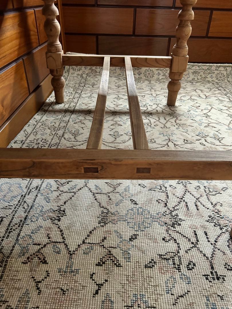 ろくろ脚テーブル　古家具　ビンテージ家具