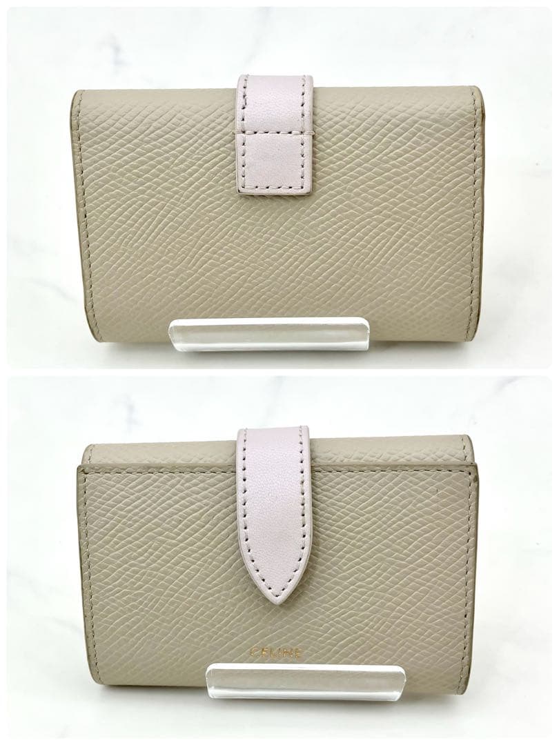 16【極美品/箱付き】CELINE 6連キーケース エッセンシャル 本革