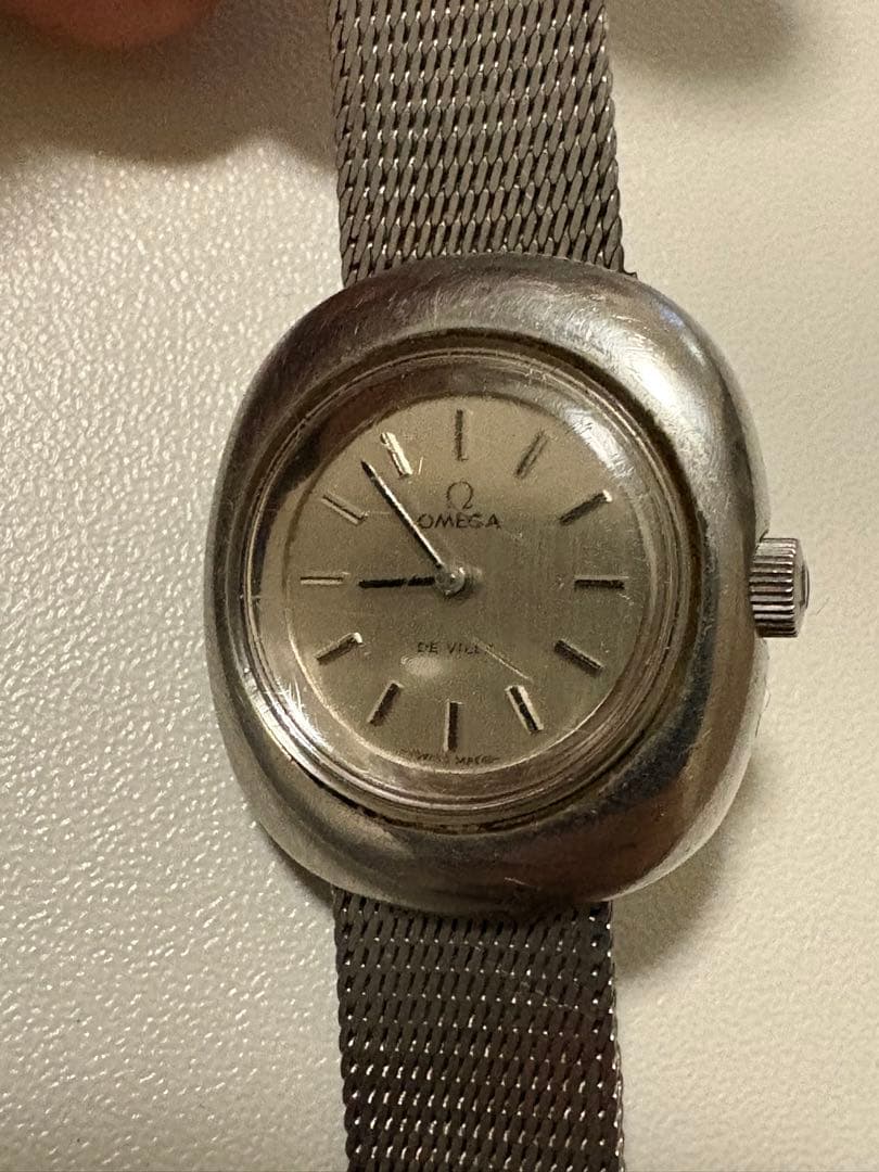 OMEGA De Ville 手巻き時計 シルバー　ヴィンテージ