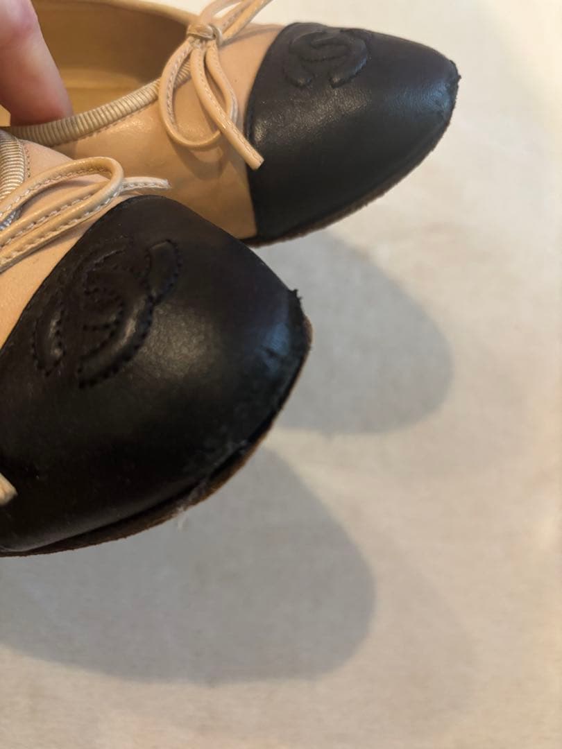 【訳あり】シャネル　バレエシューズ　36 1/2