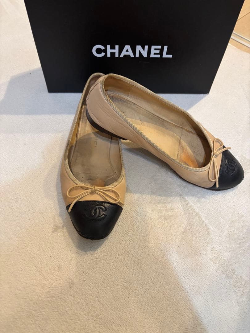 【訳あり】シャネル　バレエシューズ　36 1/2