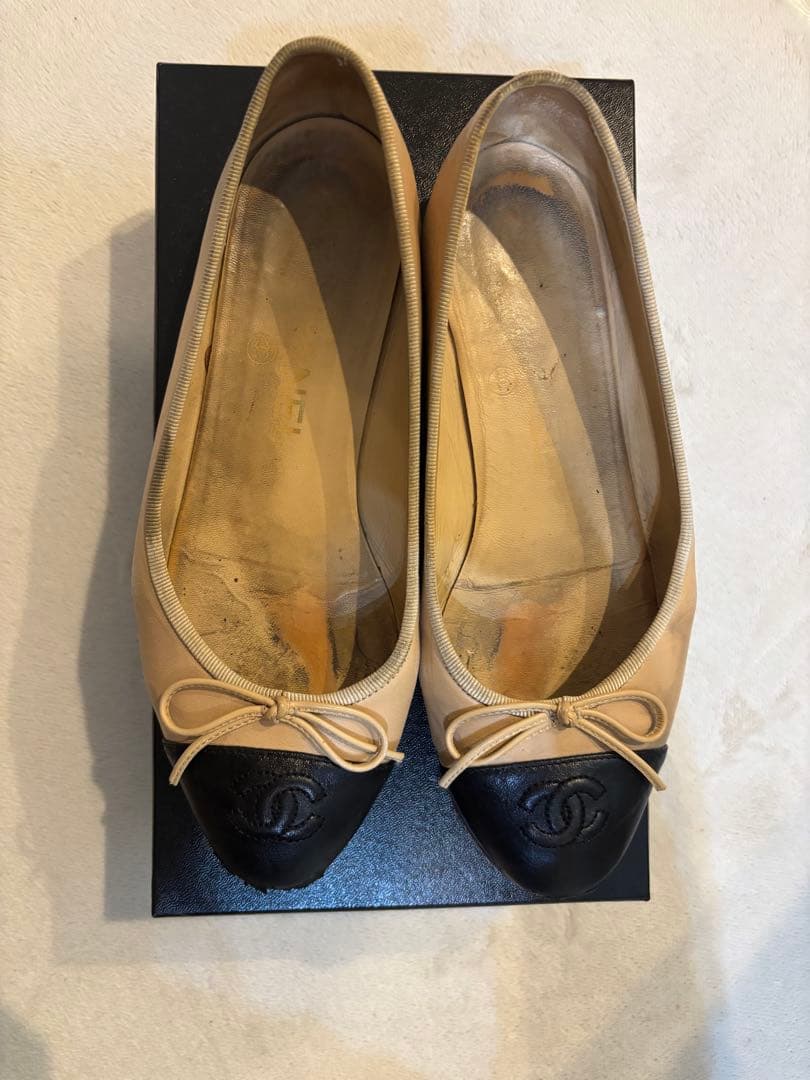 【訳あり】シャネル　バレエシューズ　36 1/2