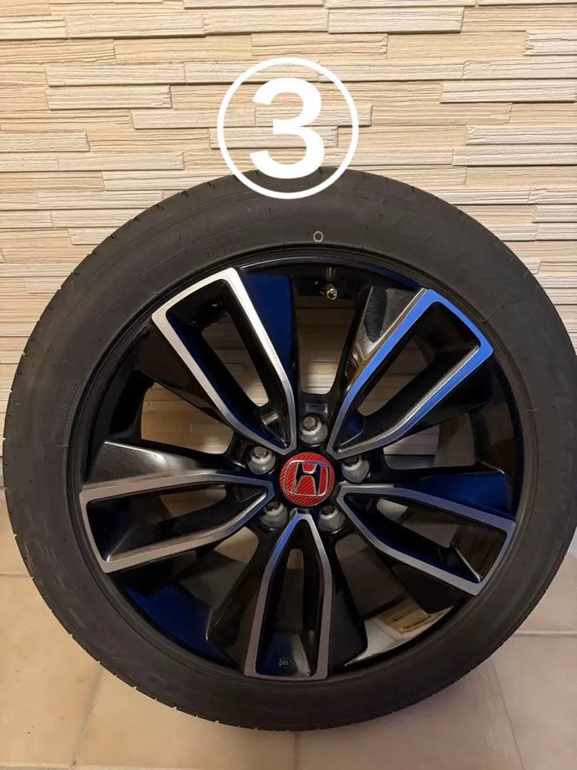 ③ ヴェゼル純正ホイール225/55/R18 1シーズン使用18インチ　４本