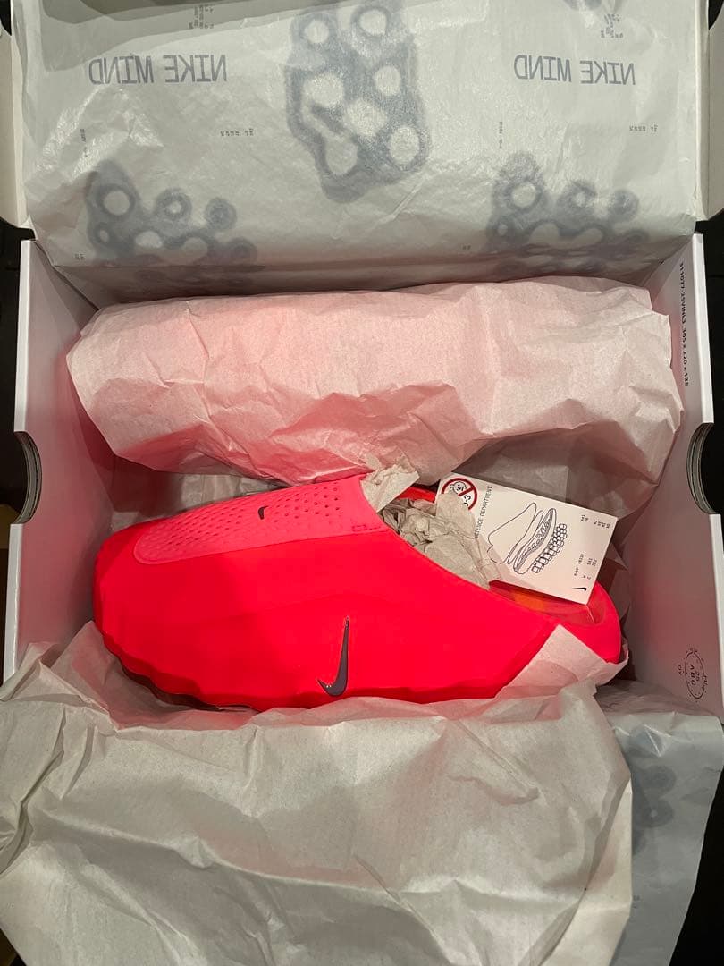 試着のみ　Nike Mind 001 Mules Solar Red 28cm