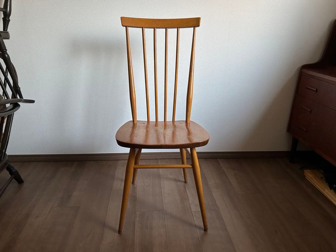 修復痕有　アーコール　スティックバックチェア　ercol 椅子　ヴィンテージ