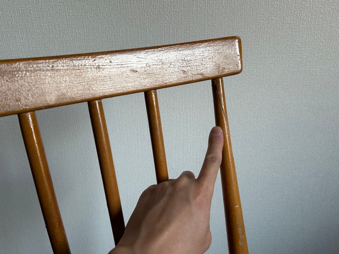 修復痕有　アーコール　スティックバックチェア　ercol 椅子　ヴィンテージ