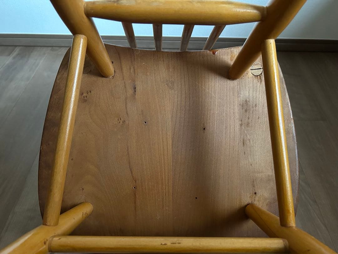 修復痕有　アーコール　スティックバックチェア　ercol 椅子　ヴィンテージ
