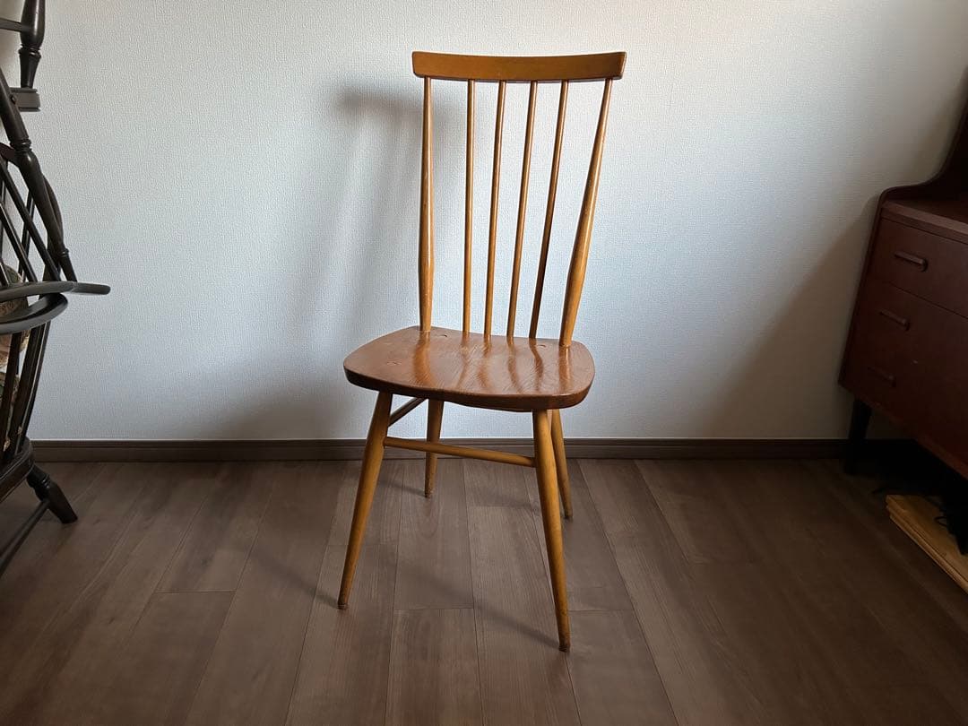 修復痕有　アーコール　スティックバックチェア　ercol 椅子　ヴィンテージ