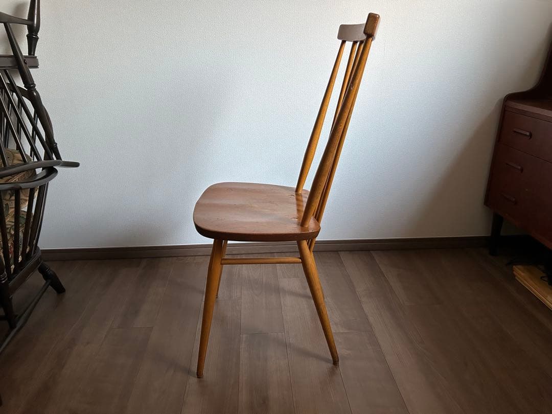 修復痕有　アーコール　スティックバックチェア　ercol 椅子　ヴィンテージ