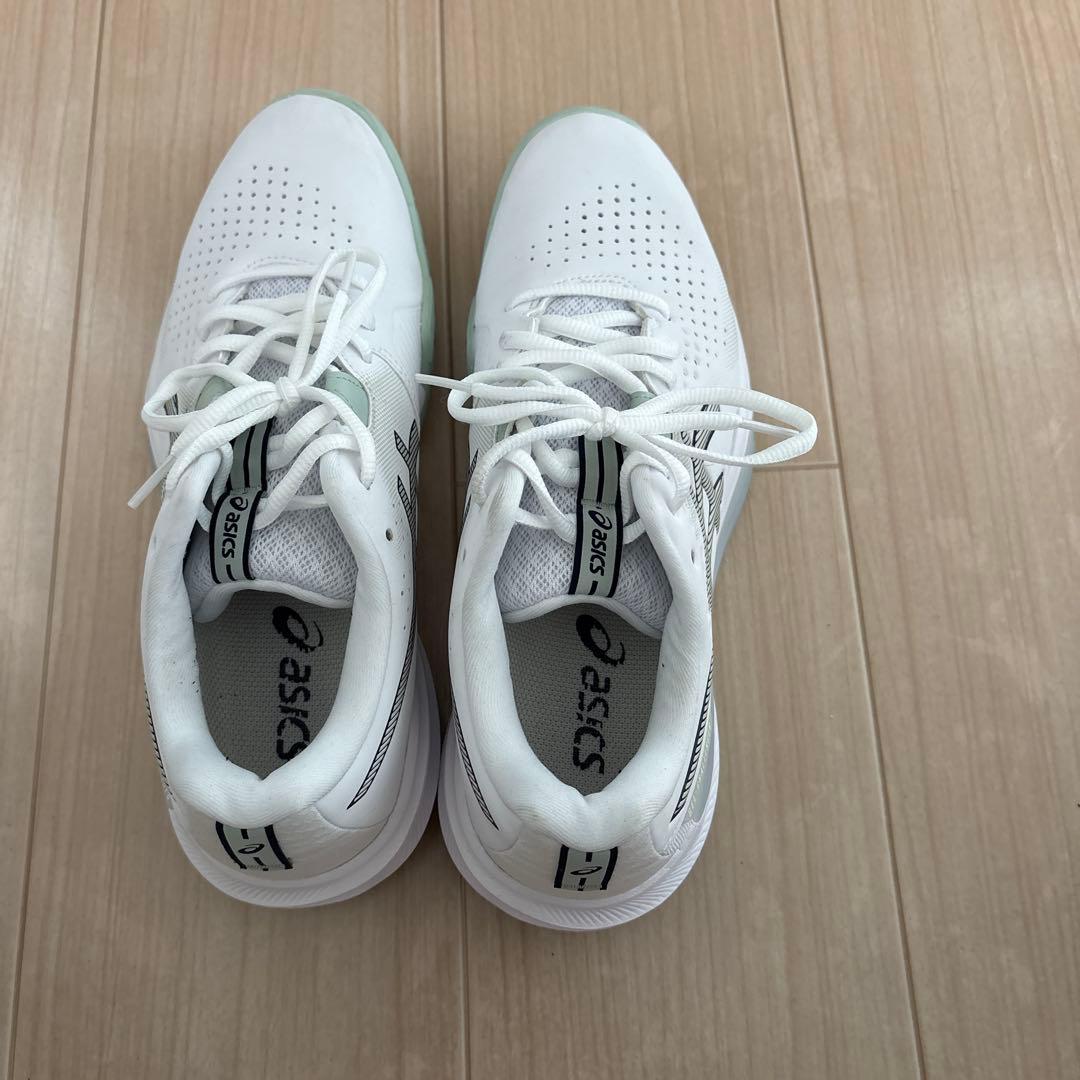 asics テニスシューズ ホワイト