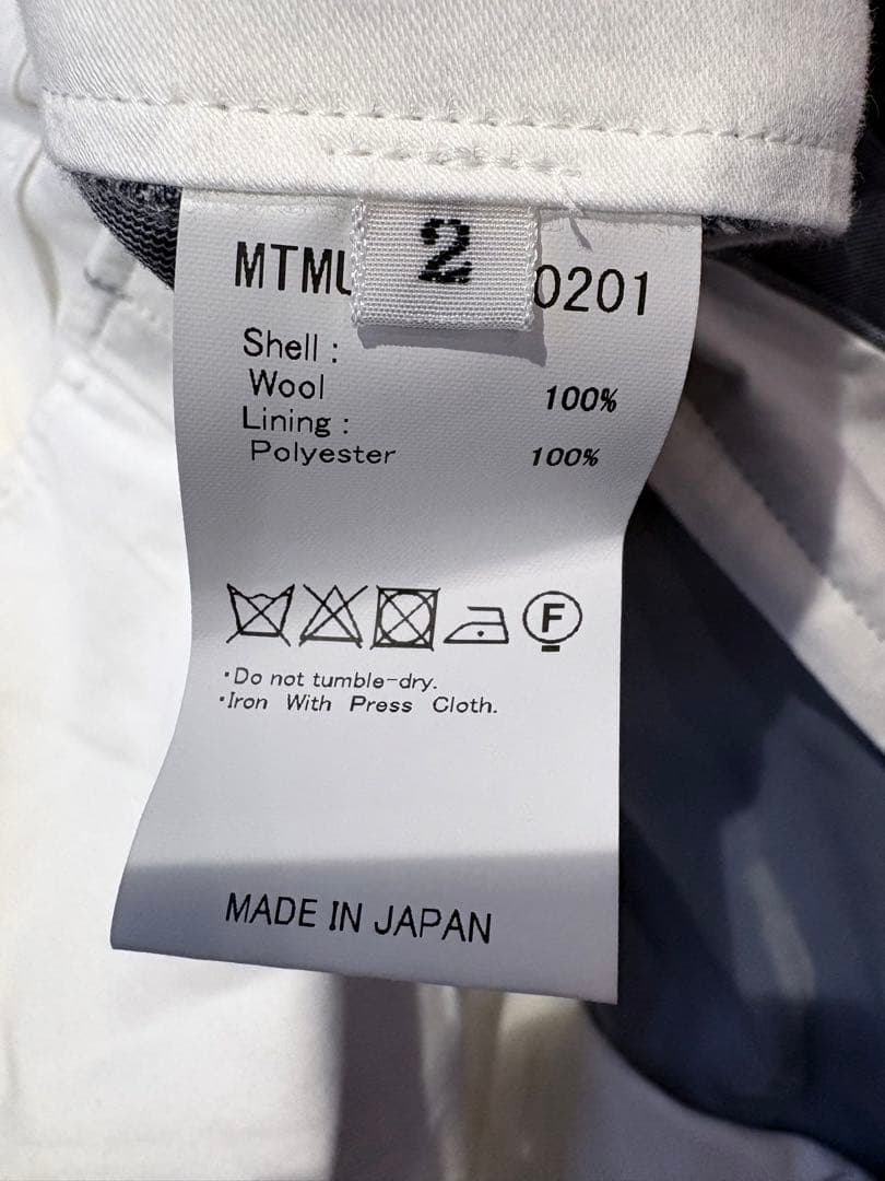 早い者勝ち【美品】MAATEE&SONS Ex. 永遠SLACKS \"BIJO\"