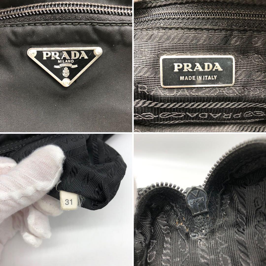 ✨人気✨ プラダ カメラバッグ ショルダーバッグ ナイロン 三角ロゴ ブラック