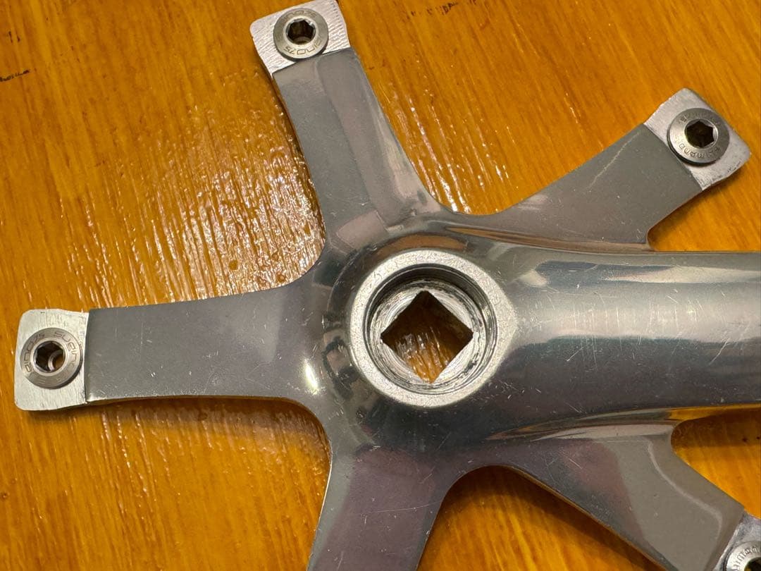 中古DURA-ACEピスト用クランクFC-7600 167.5mmNJS刻印あり