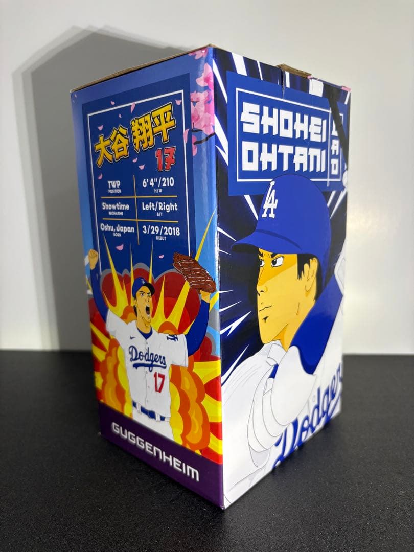 【大谷翔平】2024.5.16ドジャース移籍後初の球場配布ボブルヘッド 白 本物
