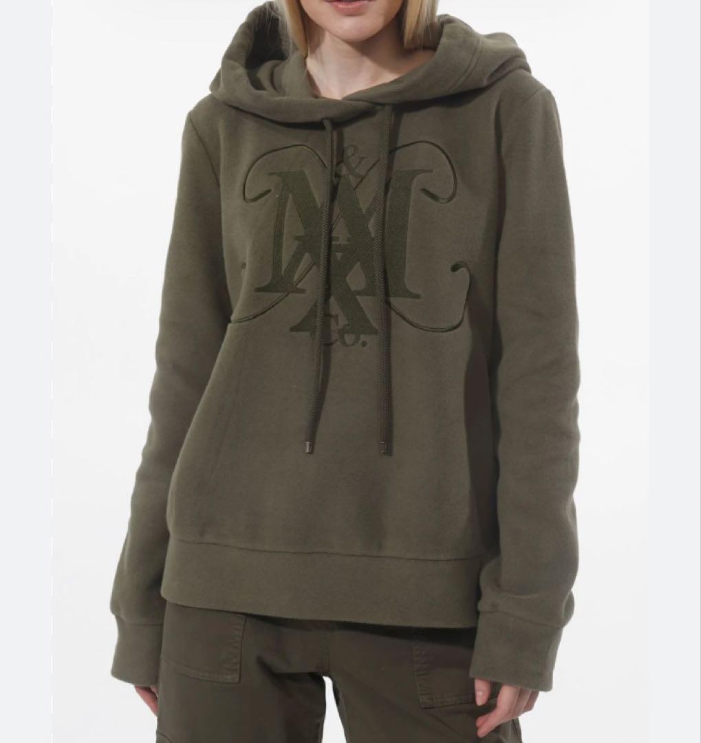 MAX&CO Max Mara ビックM刺繍ロゴ　スエット　パーカー　Lサイズ